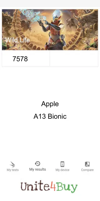 Apple A13 Bionic 3DMark Benchmark результаты теста (score / баллы)