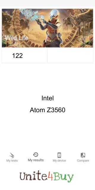 Intel Atom Z3560 3DMark Benchmark результаты теста (score / баллы)