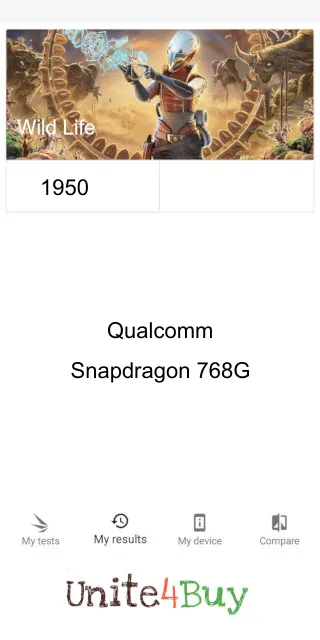 Qualcomm Snapdragon 768G 3DMark Benchmark результаты теста (score / баллы)
