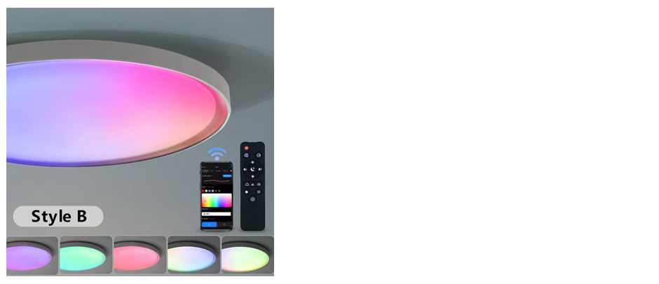 MARPOU RGB Ceiling Lamp 30cm Style B