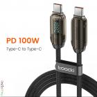 Toocki Type-C to Type-C 5A 100W Cable 2M
